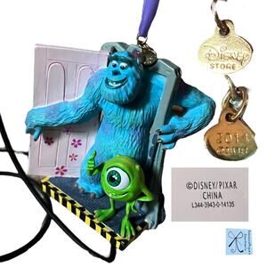 Disney Store Disney Pixar 2014 Monsters, Inc. Mike and Sulley Ornament